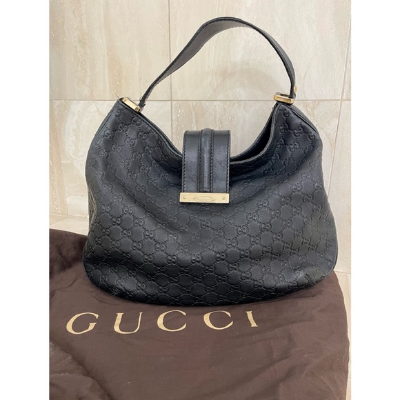 Gucci Handbags - Gucci Large Hobo bag Nero